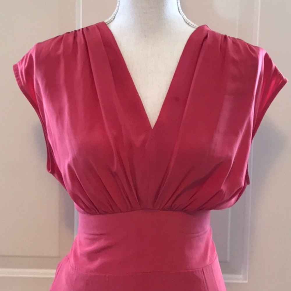 Pink Silk summer dress